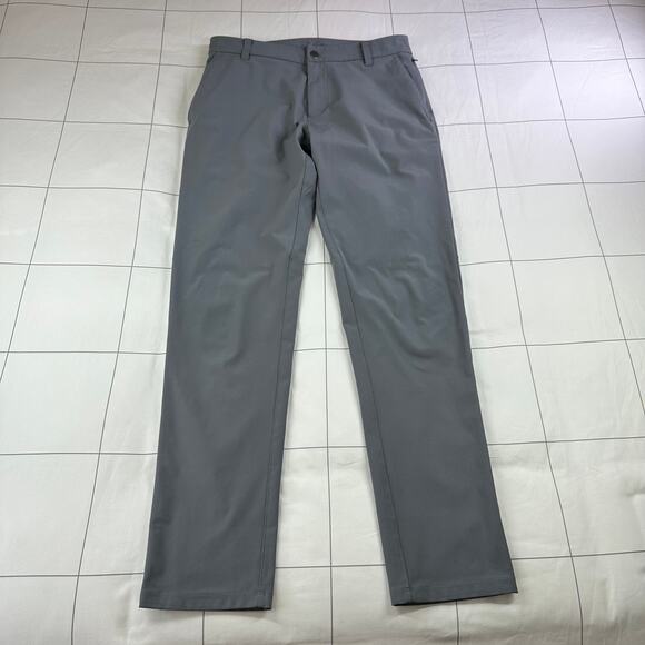 Lululemon Pants Mens 30 Gray Commission Classic Warpstreme Performance Chino - Picture 1 of 10